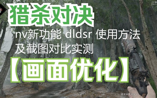 猎杀对决 画质优化终极方法nvidia DLDSR截图放大对比实测 提升画质