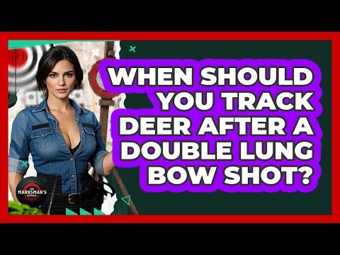 When Should You Track Deer After A Double Lung Bow Shot? - The Marksman's Journal