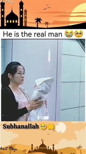 He is the real man🥺🥺🤲 #subhanallah #allahuakbar #subhanallah #mashallah #islamicvideo #shorts #yt