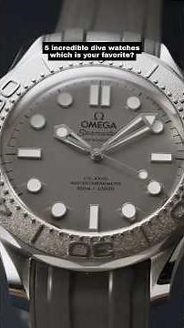 5 INCREDIBLE Dive Watches