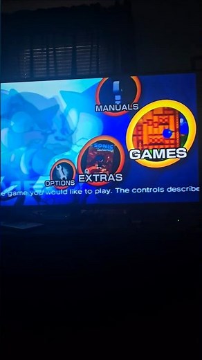 Sonic Mega collection plus menu