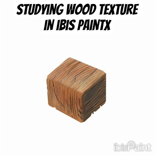 How to draw wood texture#art #speedpaint #ibispaintx #drawing