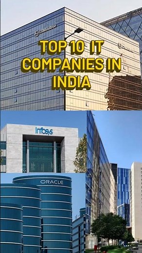 Top 10 IT & Software companies in India by Market Cap📊 #stockmarket #itsector #viral #indianmarket