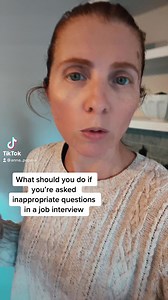 What should you do if you’re asked inappropriate questions in a job interview #interviewprep #interviewtip #getanewjob2022 #corporatejobs #howtointerview #howtoanswerinterviewquestions #interviewfail | Anna Papalia