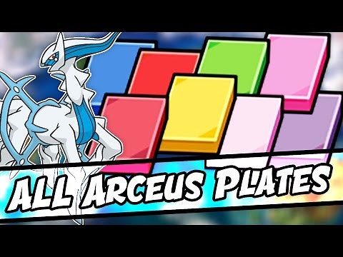 ALL ARCEUS PLATES LOCATIONS IN POKEMON SUN AND MOON! ALL TYPE PLATE LOCATIONS!