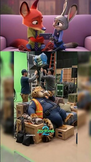 Judy and Nick saw their human versions 😳 #judyhopps #disney #funny #zootopia #cartoon #zootopia2 #4k