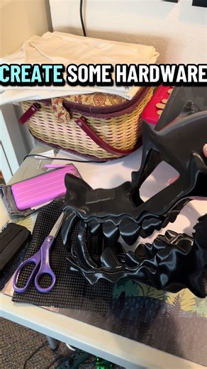 First full size assembled prototype of my three eyed wolf headbase is here! I am loving the sculpt, but the next version will definitely have several updates to improve the weight, assembly process, hardware etc. onward and upward! Follow me for more updates! #fursuit #headbase #3dprintedfursuit #creature #furryart