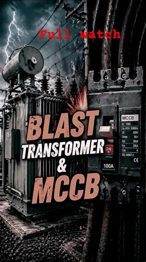 Transformer Blast ⚡ MCCB ne Bachaya System 😱 #diy #shorts #short #viral