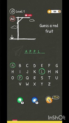 Hangman words/two players game level -1