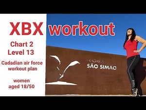 XBX workout Chart 2 Level 13 Canadian air force workout plan Women aged 18/50