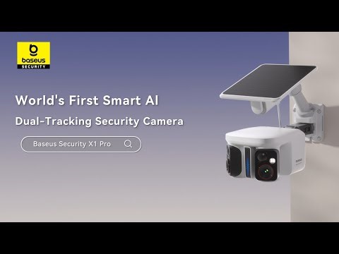 Baseus Security Brings Kickstarter Success X1 Pro Smart AI Dual-Tracking Security Camera to Amazon