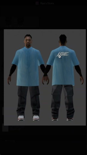 gta sa skin with logo added on the back of the shirt #skingta #gtasamp #randihnkr #ransstore #liv...