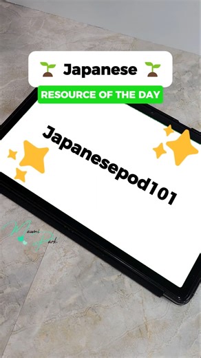 Here's another Japanese Resource: Japanesepod101 #japaneselearning #learningjapanese