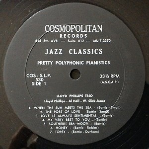 Lloyds Phillips Trio - Jazz Classics - Pretty Polyphonic Pianistics