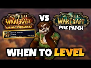 Level Up Now or Wait for The MOP Classic Pre Patch?