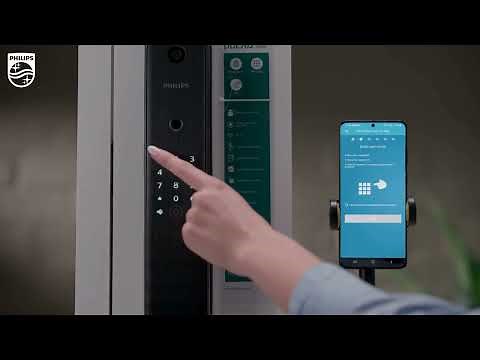 How to connect the door lock to App (WIFI) - Philips EasyKey DDL702-1HWS Smart Lock