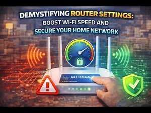 Demystifying Router Settings: Boost Wi-Fi Speed and Secure Your Home Network