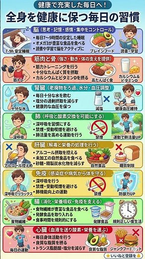 【一生モノの習慣】脳・内臓・筋肉を老けさせない！全身の健康を守り抜く「究極のルーティン」完全解説