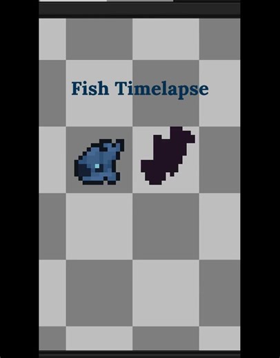 I tried making pixel fish… did I cook? #art #fishing #gaming