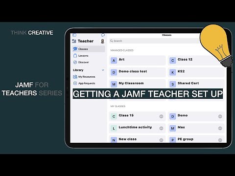 Getting Jamf Teacher set up in Jamf School