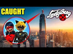 DRONE catches MIRACULOUS LADYBUG and CAT NOIR in REAL LIFE!! (CURSED EVIL LADYBUG)