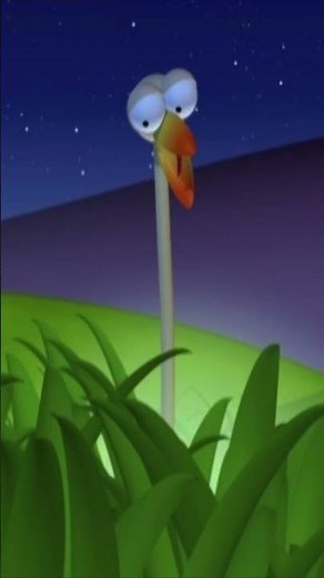 Ostrich vs Fireflies 😂 #Shorts #gazoon #hooplakidztv #funnyanimalcartoons