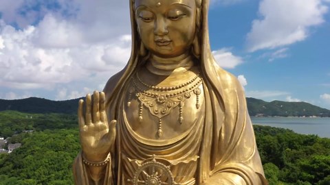 奔赴山海朝礼佛国！全景航拍普陀山