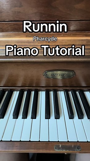 Runnin by Pharcyde Piano Tutorial #runnin #piano #tutorial #pharcyde #jdilla #jdillabeats #jdilladonuts #passingmeby #cover #fypシ #90s #hiphop