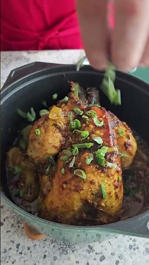 Recette express de pintade confite à la cocotte #recette #cuisine #recettefacile