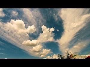 Deep Blue Sky Timelapse 💙☁️ | Relaxing Music