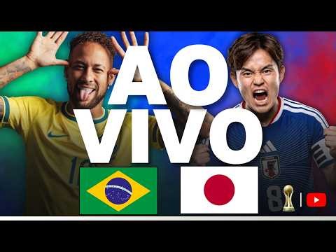⚽ 🇧🇷 BRASIL X 🇯🇵 JAPÃO - COPA DO MUNDO 2026 - FUTEBOL (PRÉ JOGO)