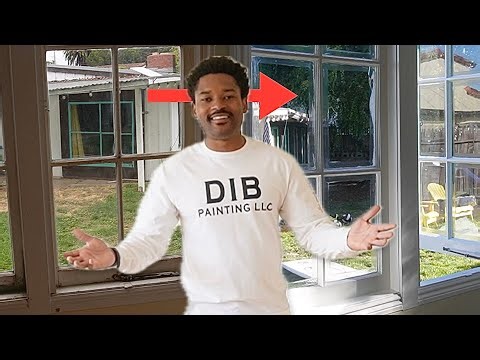 Prep and Paint Old Windows and Door