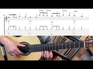 Romanza - Paganini (Easy guitar tutorial)