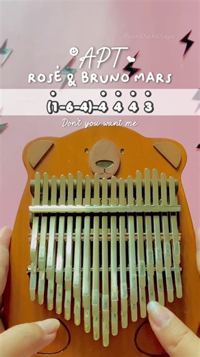 Kalimba Cover of APT by ROSÉ and Bruno Mars