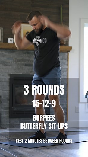 3 Rounds 💥 Save it for later! ✅ 15-12-9 reps of Burpees Butterfly Sit-Ups Rest 2 minutes between rounds 📝 This is a conditioning-focused workout. To maintain a well-rounded athletic ability, consider incorporating dedicated hypertrophy and strength-focused resistance training into your routine. #onlinewod #bodyweightworkout #fitness #homeworkout #wod #bodyweightwod #noequipmentworkout | OnlineWOD