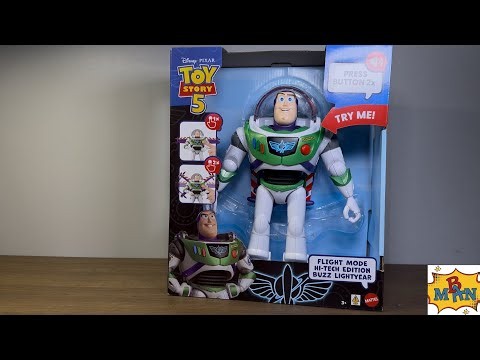 Toy Story 5 Flight Mode Hi-Tech Edition Buzz Lightyear Mattel 12” Movie Toys 2026