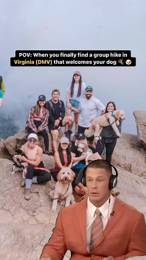 3.4K views · 55 reactions | When you finally find a group hike that lets your dog join in on the fun 量 The next group hike is on May 20th! We’re excited to hit the trails and explore the outdoors together. If you want to join us, make sure to sign up for our newsletter (l!nk in bi0) so you can get all the details. We’ll be sending out the newsletter on April 30th with everything you need to know to sign up. #virginiablogger #dmvblogger #hikingwithdog | With SunshineSol | Facebook