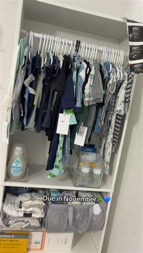 Viral Bookcase Clothing Shelf for Baby Boy — DIY Nursery Idea