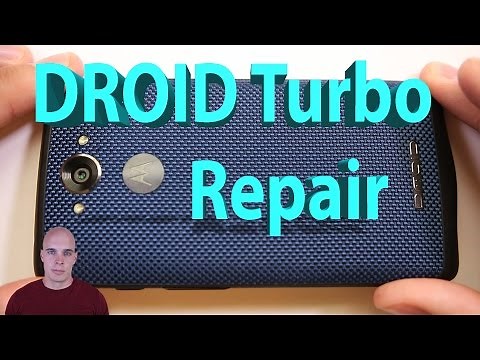 Motorola Droid Turbo Screen Fix, Battery Replacement Video