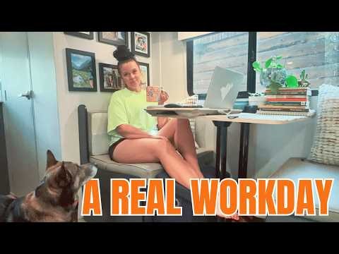 A Realistic Day Living & Working in a 20-Foot RV | Full-Time RV Life