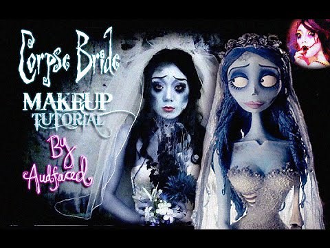 Corpse Bride {Halloween Makeup Tutorial} ♥ - AUDFACED