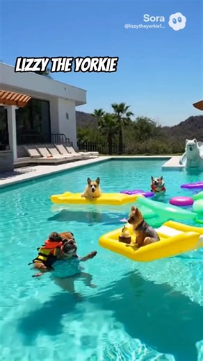 Lizzy the Yorkie | Bone Finders Pool Party 🏖️🐾