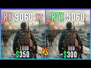 RX 9060 XT 16GB vs RTX 5060 - Test in 15 Games