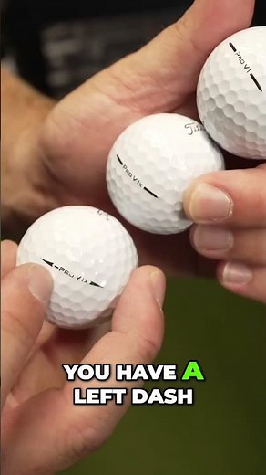 Can you spot the difference between Pro V1, Pro V1X, and Left Dash? 👀