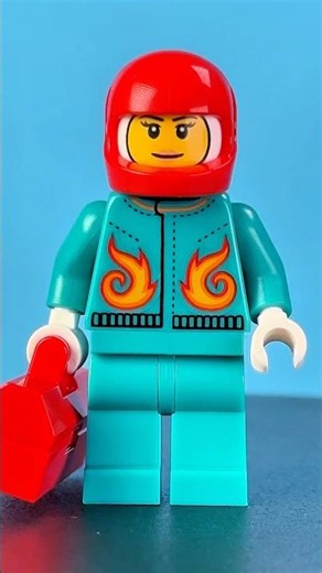 LEGO Stunt Driver Has FLAME Print Torso 🔥