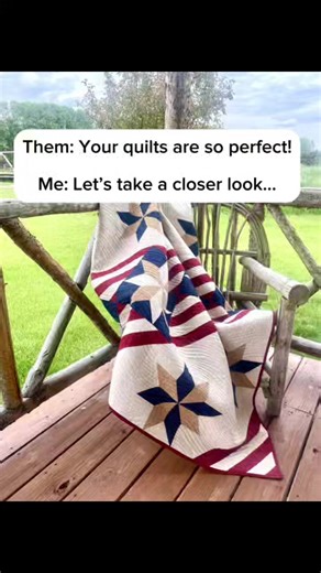 Progress, not perfection 😊 📷shadowvalleyquilts❤️ #quilting #quiltersoftiktok #progressnotperfection #quiltsoftiktok | Quilt Patterns PDF