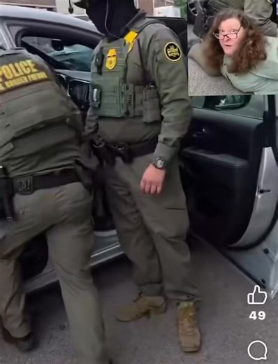 349K views · 23K reactions | ‼️One of rock-throwing Debbie’s friends tried to box in federal agents with her car to keep them from taking the journalist, and she instantly regretted it. | David J Harris Jr. | Facebook