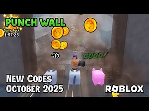 Roblox Punch Wall New Codes October 2025