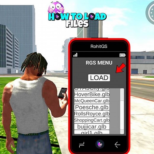 How To Load Files In Rgs Menu Full Process 😲 #shorts