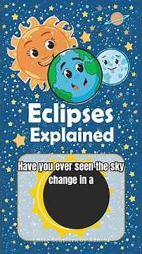 🌞🌙 Eclipses Explained – Solar & Lunar Eclipse Made Simple! #annularsolareclipse #totaleclipse